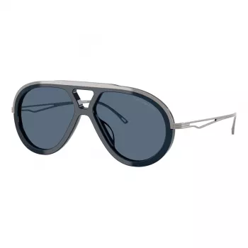 EMPORIO ARMANI EA4242U621380 Vyriški Akiniai nuo Saulės - Matinis Juodas Rėmelis, Pilki Gradientiniai Stiklai, 56mm