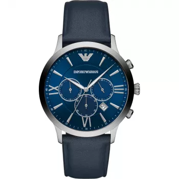 Emporio Armani Vyrų Luigi Chronografinis Laikrodis su Nerūdijančio Plieno Tinkleliu AR11226