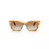 EMPORIO ARMANI Moteriški Akiniai Nuo Saulės EA4250U62692Q Cat Eye Skaidrūs Pilki 54mm