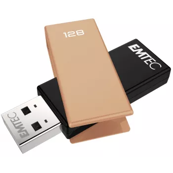 „Emtec“ USB 2.0 C350 128GB „Brick Orange“ USB atmintukas