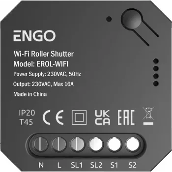 ENGO EROL-WIFI Wi-Fi valdiklis riedėjimo žaliuzėms