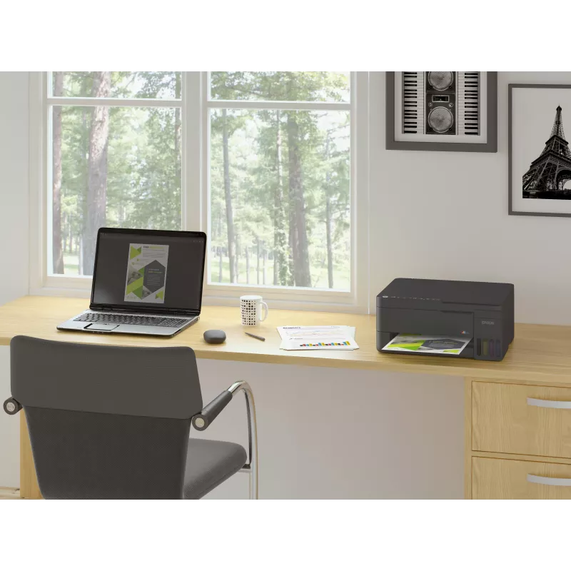 Epson EcoTank L3352 A4 Wi-Fi spalvotas daugiafunkcis rašalinis spausdintuvas su papildomais rašalo bakeliais (C11CL62426)