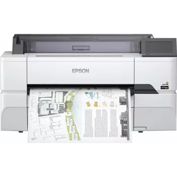 Epson SureColor SC-T3405N didelio formato spausdintuvas - 24 coliai, spalvotas, rašalinis, ritininis A1, 2400 x 1200 dpi, Gigabit LAN, Wi-Fi, USB 3.0, be stovo