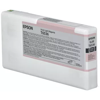 Epson T653600 UltraChrome HDR šviesiai purpurinės spalvos rašalo kasetė 200ml