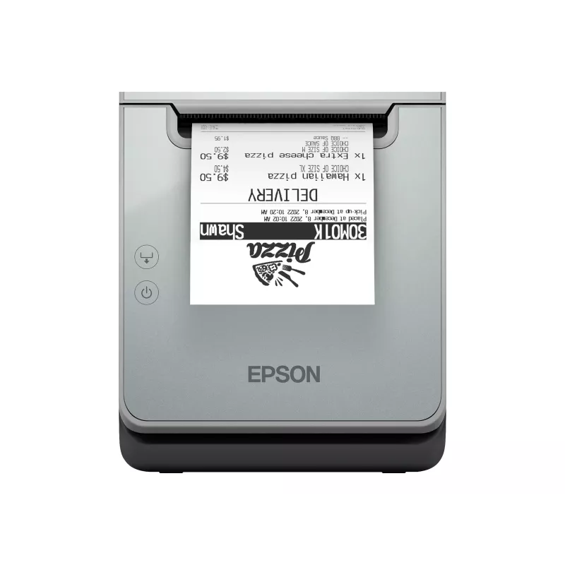Epson TM-L100 (103A0) tiesioginio terminio spausdinimo etikečių spausdintuvas – USB, Ethernet, Serial, be pamušalo, PS, JK