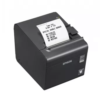 Epson TM-L90LF (688) tiesioginio terminio spausdinimo kasos spausdintuvas – USB Ethernet, be pamušalo, tamsiai pilkas