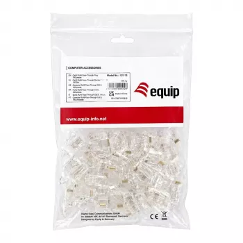 Equip Cat.6A RJ45 ekranuotas lauko terminavimo kištukas be įrankių (100 vnt. pakuotė)