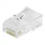 Equip Cat6 RJ45 UTP Nesuktių laidų jungčių rinkinys (100 vnt.) – permatomas