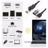 Equip Gigabit USB-C / USB-A į RJ45 Ethernet adapteris – juodas