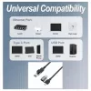 Equip Gigabit USB-C / USB-A į RJ45 Ethernet adapteris – juodas