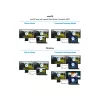 EQUIP USB-C 4-in-1 dvigubo HDMI adapteris su 100W PD, 4K MST, aliuminio korpusu