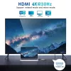EQUIP USB-C Multiport Adapter su 2x HDMI, RJ45, 2x USB-A, USB-C PD 100W, pilka