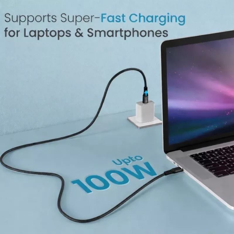 EQUIP USB-C į USB-C + HDMI adapteris su 100W Power Delivery, 4K 60Hz, 3m aliuminio korpusu