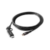 EQUIP USB-C į USB-C + HDMI adapteris su 100W Power Delivery, 4K 60Hz, 3m aliuminio korpusu