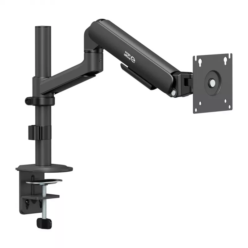 Ergo Office ER-691 B Dujinės spyruoklės monitoriaus laikiklis 17-32 inch ekranams, 1-10 kg, matinė juoda, VESA 75/100