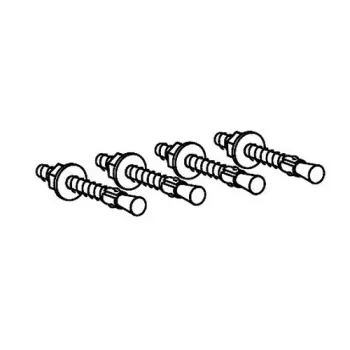Ergotron 90-018 Stud Anchor Kit – 3/8-16 x 3 col. plieniniai sraigtiniai inkarai (2 vnt.)