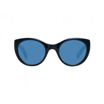 ERMENEGILDO ZEGNA Unisex Akiniai ZC0009-01V50 - Juodas acetatinis rėmelis, pilki lęšiai 50/23/145 mm