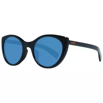 ERMENEGILDO ZEGNA Unisex Akiniai ZC0009F01V53 - Juodas Rėmas, Pilki Gradientiniai Lęšiai 53/23/150 mm