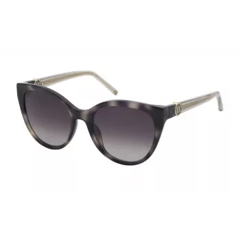 ESCADA Moteriški Akiniai Nuo Saulės SESD87-5507UX Havana Acetato Rėmelis Gradientiniai Rudi Lęšiai 55/20/140 mm
