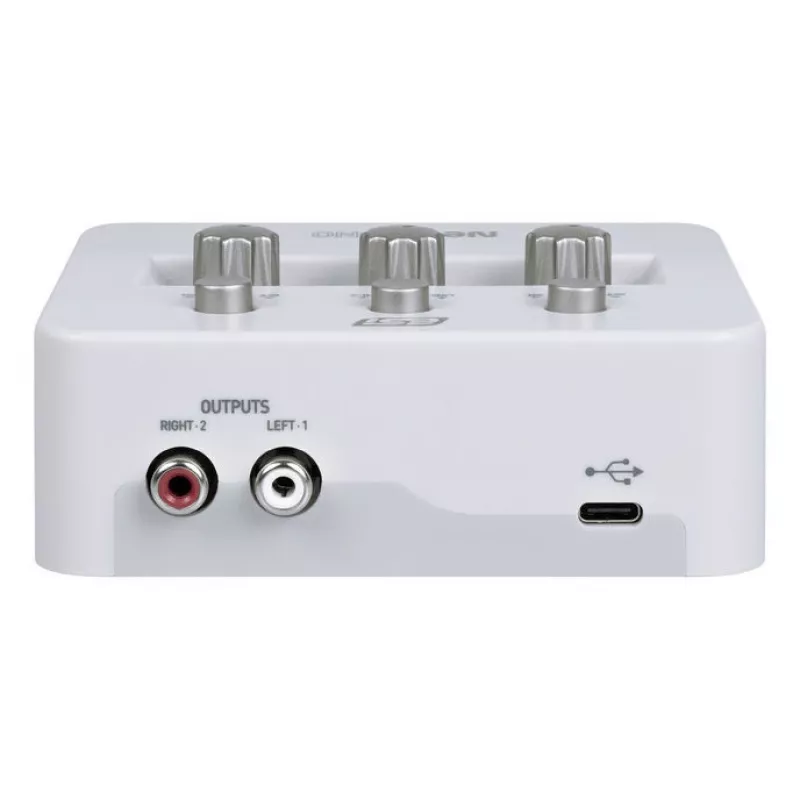 ESI Neva Uno – USB-C garso sąsaja, 24 bitų / 192 kHz, 2 įėjimai / 2 išėjimai, XLR/TRS kombinuota, +48 V, tiesioginis stebėjimas