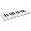 ESI Xkey 25 USB MIDI klaviatūra – 25 jautrūs klavišai, polifoninis aftertouch, šlifuotas aliuminis, itin plona, sidabrinė