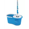 Esperanza EHS005 Rotacinė šluota su gręžimo mechanizmu, teleskopine rankena, 6 l kibiru, 2 mikropluošto galvutėmis, žalia/ pilka