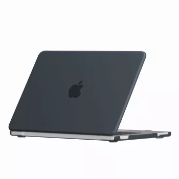 ESTUFF MacBook Neo 13 juodas matinis dėklas, skirtas 13,6 colio MacBook Air (M3, 2024)