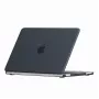 eSTUFF MacBook Neo 13 juodas šerkšnuotas dėklas