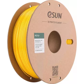 eSUN PETG+ 3D spausdintuvo kaitlentė 1,75mm 1kg Geltona Popierinė Ritė PETG+175Y1P1