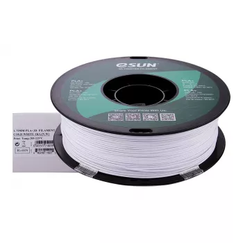 ESUN PLA+ 1,75 mm Cold White 1 kg 3D spausdintuvo filamentas