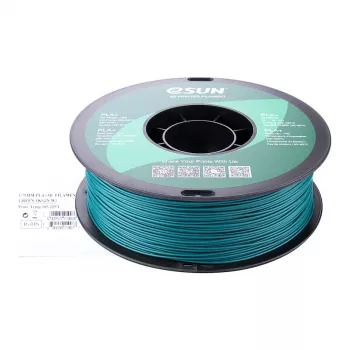 ESUN PLA+ 1,75 mm žalios spalvos 1 kg 3D spausdinimo gija