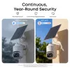 eufy eufyCam C36 solo 4K UHD belaidė saulės energijos apsaugos kamera, balta