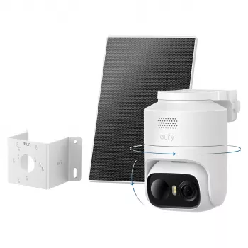 eufy eufyCam C36 solo 4K UHD belaidė saulės energijos apsaugos kamera, balta