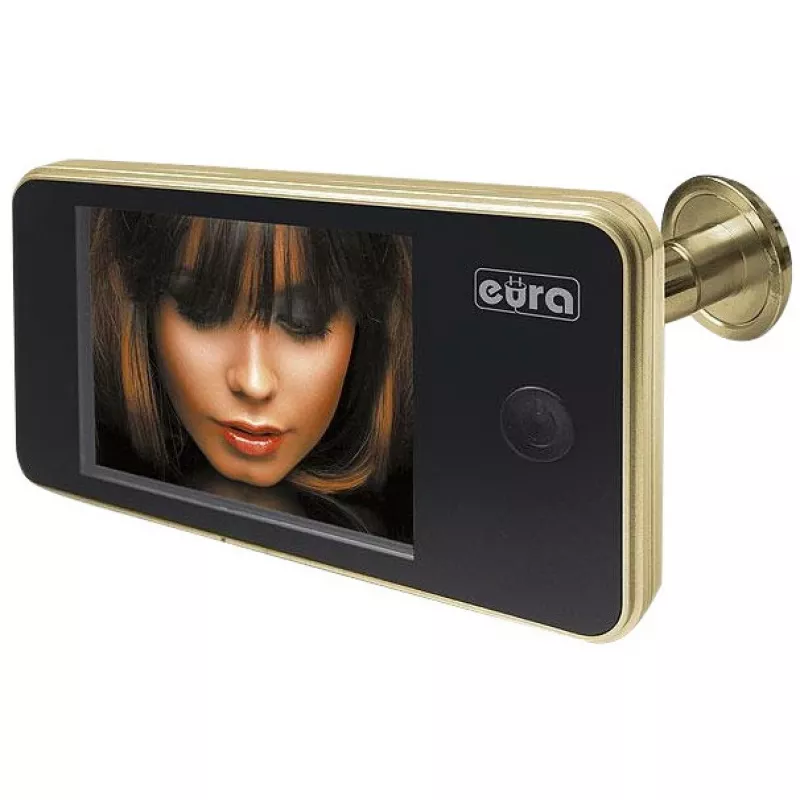 EURA VDP-01C1 ERIS Digital Door Viewer 3,2 inch LCD Gold