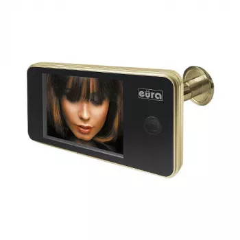 EURA VDP-01C1 ERIS Digital Door Viewer 3,2 inch LCD Gold