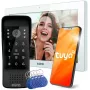 EURA VDP-86A3 10 colių baltas vaizdo domofonas su Tuya Smart App, 2MP kamera, 2 relių išėjimais