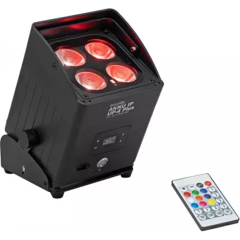 EUROLITE AKKU IP UP-4 Plus HCL Spot CRMX MK2 IP65 4x10W RGBWA/UV baterija 13,5 val.
