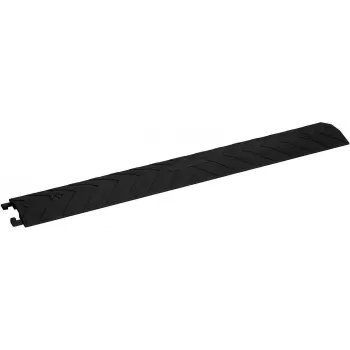 EUROLITE DRO-1 kabelių apsauginis pandusas, 5 kanalų, juodas/geltonas, 2000 kg apkrova, 91,5 cm