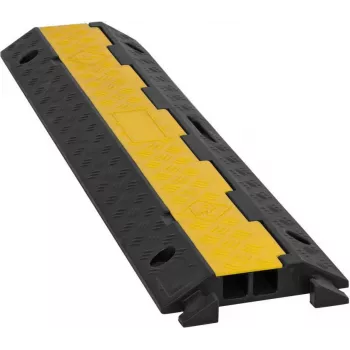 EUROLITE KB-2A kabelių tiltas 2 kanalų 98x24x4,5 cm juodas/geltonas, apkrova iki 5000 kg