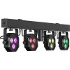 EUROLITE LED KLS-402 kompaktinis šviesų rinkinys AIR su 4 RGB/WW prožektoriais ir AirW belaidžiu DMX