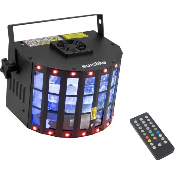 EUROLITE LED Laser Derby MK3 AIR šviesos efektų prožektorius su raudonu ir žaliu lazeriu 51741068