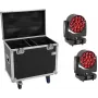 EUROLITE rinkinys 2x LED TMH-H380 Beam/Wash/Flower efektų judanti galva su flight case