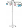 EUROLITE rinkinys LED KLS Laser Bar FX šviesos efektų setas baltas + BPS-2 garsiakalbio stovas baltas 20000920