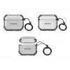 Evelatus Apple AirPods 4 TPU apsauginis dėklas permatomas juodas
