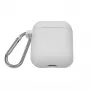 EVELATUS Apple AirPods Case EAC04 White - Silikoninis apsauginis dangtelis AirPods 1 ir 2 kartoms