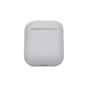 EVELATUS Apple AirPods Case EAC05 White - Silikoninis apsauginis dėklas su karabinu