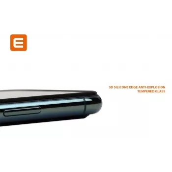 Evelatus Apple iPhone 14 Pro Max 3D pilno dangtelio grūdinto stiklo ekrano apsauga - 9H kietumas, apsauga nuo įtrūkimų, antistatinė, Japonijos klijai, be burbuliukų, HD aiškumas, atspari įbrėžimams, oleofobinė danga, su valymo rinkiniu