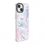 Evelatus Apple iPhone 15 PC+TPU dėklas su MagSafe - gėlių raštas