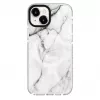 Evelatus Apple iPhone 15 Plus PC+TPU dėklas su MagSafe - Custom Marble White
