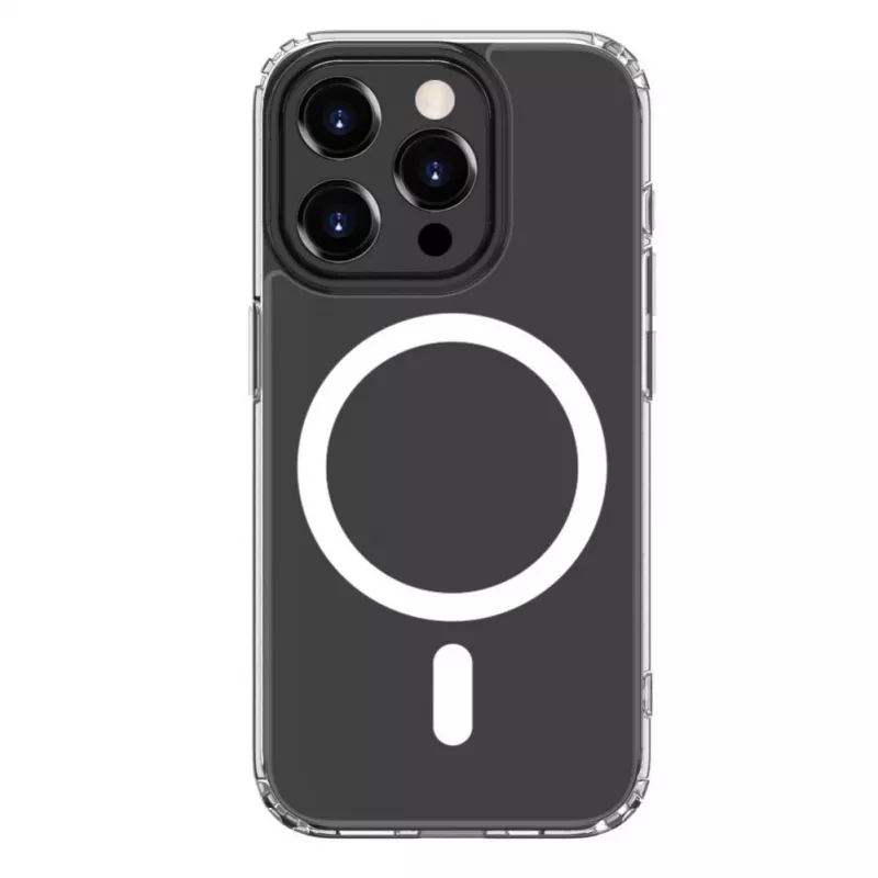 Evelatus Apple iPhone 15 Pro skaidrus dėklas su MagSafe, permatomas